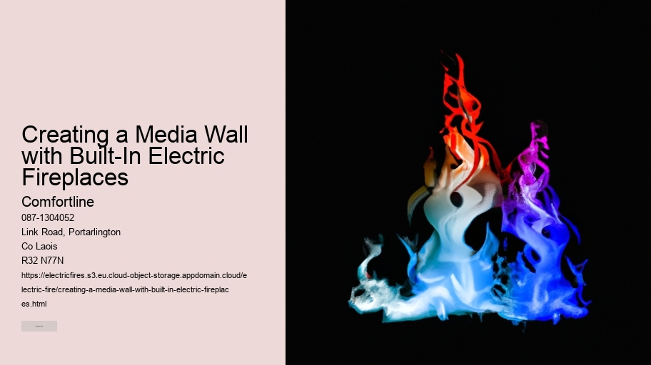 Creating a Media Wall with Built-In Electric Fireplaces